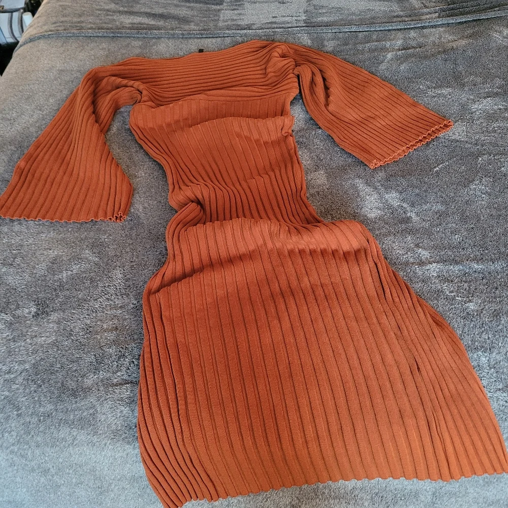 Off the shoulder sweater dress size L